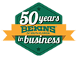 50 years logo